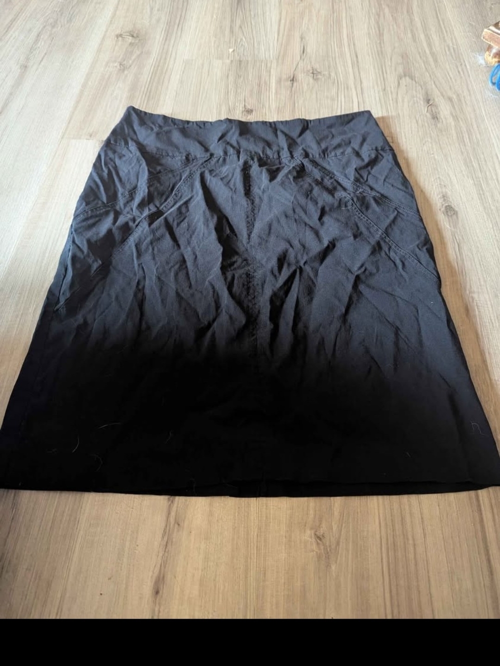 South Pole Black Pencil Skirt with Seamed Detail